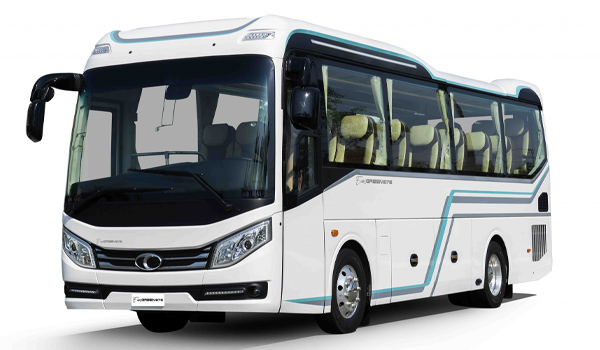 Isuzu Samco Felix 29 chỗ nổi bật với thiết kế hiện đại, không gian rộng rãi