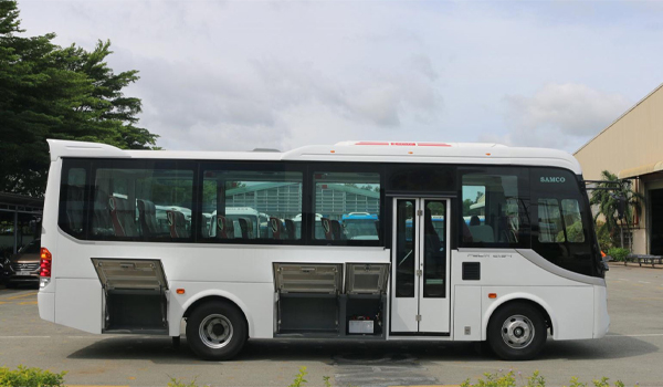 Tốt Loan sở hữu đội xe 29 chỗ đời mới, đầy đủ tiện nghi, vận hành êm ái
