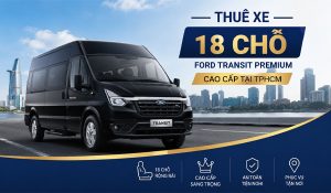 Thuê xe 18 chỗ Ford Transit Premium cao cấp tại TPHCM