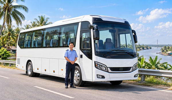 Dịch vụ thuê xe 29 chỗ TPHCM đi Vĩnh Long thường được cung cấp kèm tài xế